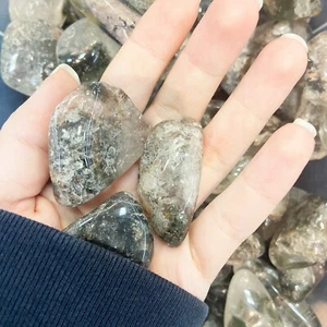 Large Tumbled Natural Phantom Quartz Crystal Raw Rock | Healing Positive Stones - Picture 1 of 6
