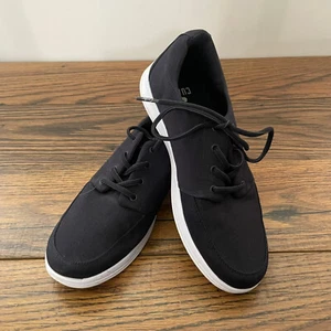 Zapatos de golf Cuater by Travis Matthew para hombre Quincy de lona negros talla 10 informales de lujo - Imagen 1 de 5