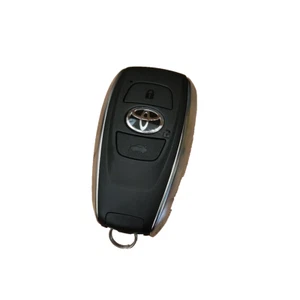 Toyota Smart Key 3-Button Black Silver 231451-7000 Genuine 86 BRZ - Used - Picture 1 of 2