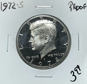 1972-S KENNEDY HALF DOLLAR ~ PROOF ~SCHÖNE MÜNZE~ - Bild 1 von 2