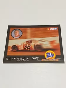 Vintage 2001 Ricky Craven Nascar Postcard / Handout - Picture 1 of 2