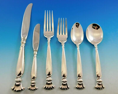 Набор столовых приборов Romance of the Sea от Wallace из чистого серебра 79 предметов - Изображение 1 из 4