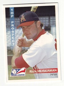1998 Grandstand Texas League Top Prospects Rick Heiserman - Arkansas Travelers