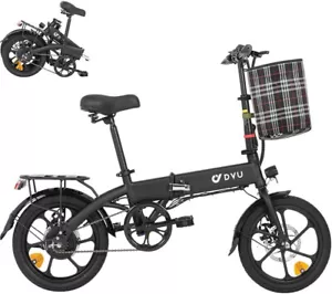 DYU A1F PRO 16" Electric Folding E-Bike 36V 250W Motor City Bicycle UK Legal - Picture 1 of 7