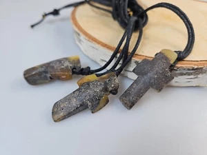 Tiza de ámbar crudo verde para hombre o mujer regalo para hombre - Imagen 1 de 7