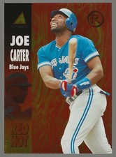 1995 PINNACLE RED HOT JOE CARTER TORONTO BLUE JAYS #RH16 INSERT