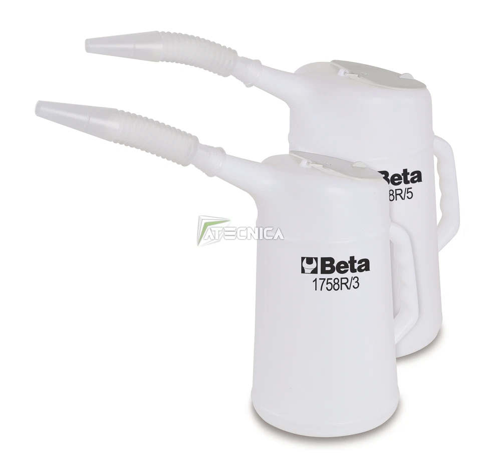 BETA TOOLS Recipiente contenitore caraffa per liquidi Beta 1758R/5 in plastica 5 lt
