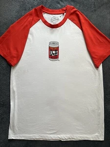 T-shirt I Simpson grande Duff birra grafica cartone animato fumetti Matt Groening top - Foto 1 di 14