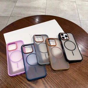 For iPhone 16 15 Pro Max 14 13 12 11 ShockProof Magnetic Magsafe PC Case Cover - Picture 1 of 17