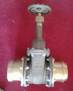 4" gate valve fuel water shut off NEW us 125 wo lp1 military - Picture 1 of 3