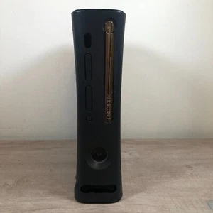 Microsoft Xbox 360 120GB HDD Schwarz Nur Konsole Ohne Kabel Getestet Beschreibung Lesen - Bild 1 von 8