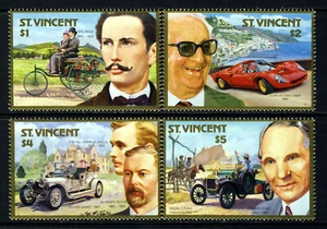 ST. VINCENT QE II 1987 Century of Motoring Set SG 1085 to SG 1088 MNH - Picture 1 of 2