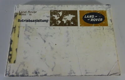 Istruzioni D'Uso Land Rover Serie III Tipo 88, 109 Diesel & Benzina Di 10/1977 - Immagine 1 di 4