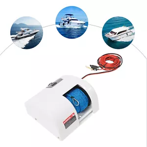 25LBS Electric Anchor Winch, Marine Anchor Winch Saltwater Boat Windlass Anchor - Picture 1 of 13