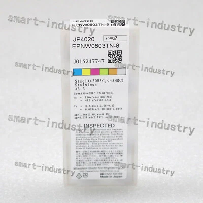 New 10PC/Box EPNW0603TN-8 JP4020 Hitachi CNC Blade Free Shipping - Image 1 of 4