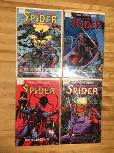 Full Set Spider Master of Men 1-3 Eclipse Books, AND Book One:Wings of the Night - Picture 1 of 10