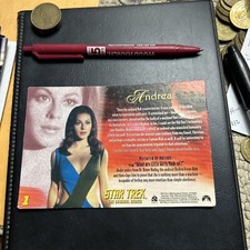 The Women Of Star Trek In Motion 1999 Jumbo  #1 Andrea Kisses Kirk