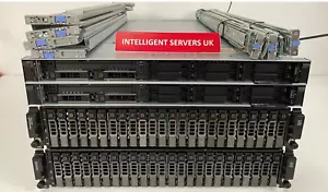 Dell PowerVault MD3820i 115TB 10GB iSCSI 2x R640 Gold 56-Core 1TB server nodes - Picture 1 of 4