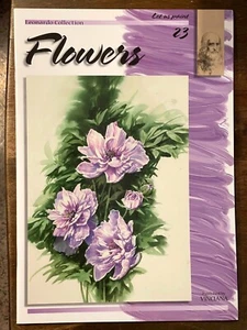 NEW Leonardo Collection Art Book Let us Paint 'Flowers' #23 Published Vinciana - Picture 1 of 5