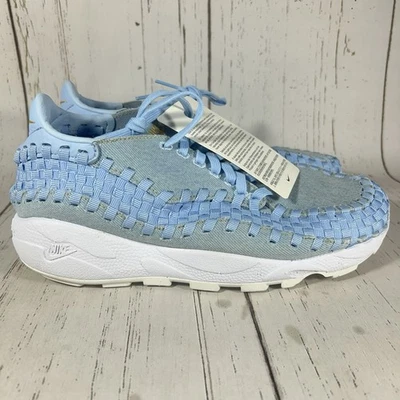 Nike Air Footscape Zapatos Tejidos Para Mujer Tenis Azul Hielo Talla 10.5 FV6103-400 Foto 1 de 4