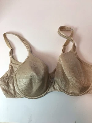 Sujetador Vanity Fair para mujer 36C beige floral 75297 correa de encaje con aros Foto 1 de 4