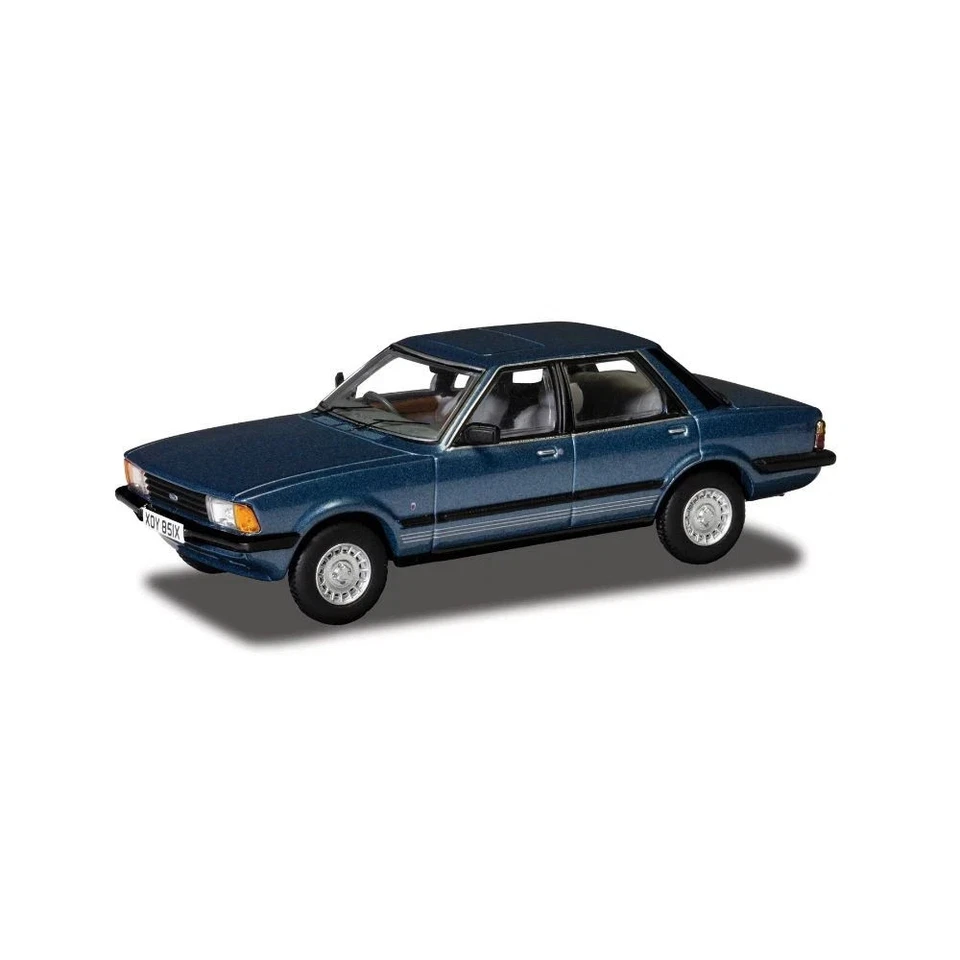 Corgi Vanguards VA15007 Ford Cortina Mk5 2.3 Ghia Titan Blue 1:43 DIECAST MODEL