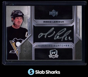 2006 UPPER DECK THE CUP #SS-ML MARIO LEMIEUX SCRIPTED SWATCHES PATCH AUTO /25 - Bild 1 von 12