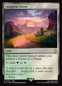 MTG - SUNPETAL GROVE - Final Fantasy Com (R) - Picture 1 of 1