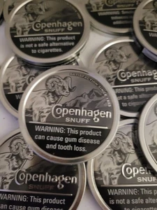 29 Copenhagen Coperchi Snuff Lattine Artigianali Ram Americana Coperchio Argento Solo Da Collezione - Foto 1 di 7