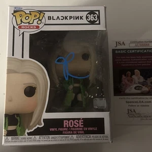 Rose Blackpink Signed Shutdown Funko Pop RARE KPOP ROSÉ ROSIE JSA COA - Picture 1 of 3