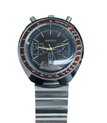 orologio PORTENTO  carica manuale vintage bull head usato funzionante - Imagen 1 de 4