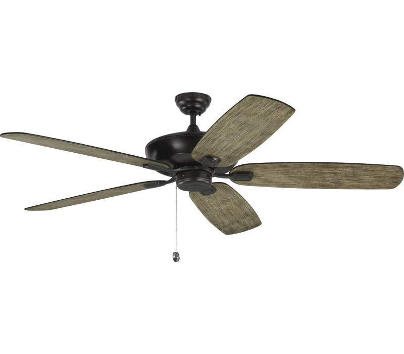 Generation Lighting Colony Super Max 60" Outdoor Ceiling Fan, Aged Pewter - Image 1 of 1