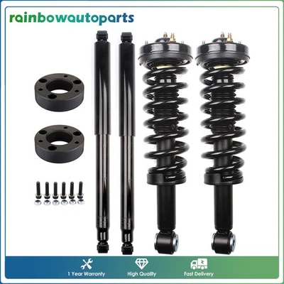2.5" Front Leveling Kit & Front Struts & Rear Shocks For 2009-2012 Ford F-150 Foto 1 de 4