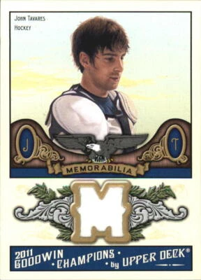 2011 Upper Deck Goodwin Champions Memorabilia #TA John Tavares D - NM-MT - Image 1 of 2