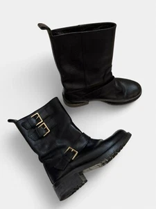 Dsquared2 leather boots EU 36/ UK 3/ US 5 - Picture 1 of 8