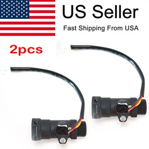2PCS Water Heater Flow Sensor Professional Direct Replaces Gas Inlet Hall Effect - Picture 1 of 11
