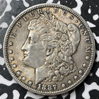 1887-S U.S. $1 Morgan Dollar Lot#A4809 Large Silver Coin!