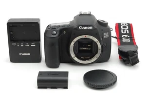 S/C111 [MINT W/Strap]  Canon EOS 60D 18.0 MP Digital SLR Camera Black Body JAPAN - Picture 1 of 8