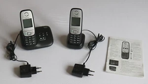 Gigaset A415A Duo 2 schnurlose analog DECT Telefone mit Anrufbeantworter - Bild 1 von 10