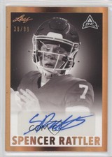 2021 Leaf Memories 1960 Base Bronze Spectrum /99 Spencer Rattler #BW-SR2 Auto