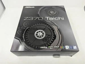 NEW ASRock Z370 Taichi ATX Computer Motherboard DDR4 LGA1151 Intel Z370 MB Only - Picture 1 of 1
