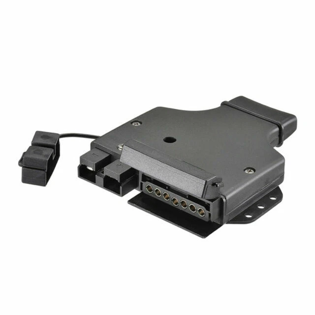 NARVA 82048BL 7 Pin Flat Trailer Socket with Heavy Duty Battery Connector