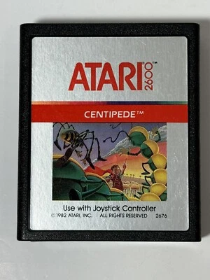 Centipede (Atari 2600, 1982) Authentic Cartridge Only - Image 1 of 4