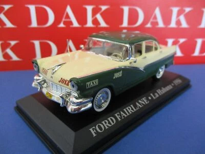 Die cast 1/43 Modellino Auto Taxi Ford Fairlane Avana 1956 - Immagine 1 di 3
