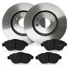 For Peugeot 307 sw 2001-2009 283mm Front Vented Brake Discs and Pads Pair Peugeot 307 SW