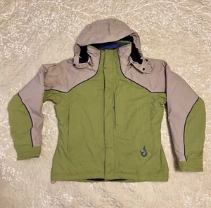 Isis Ski Snowboard Winter Full Zip Waterproof Thermolite Jacket W/hood Size 8 - Picture 1 of 16