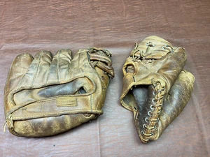 vintage baseball gloves Nokona and Wilson A2201 - Picture 1 of 12