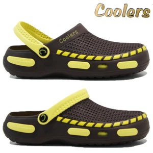 HERREN CLOGS PULES PLAPPER PFLEGE GARTEN STRAND SANDALEN KRANKENHAUS GUMMI SCHUHE - Bild 1 von 25