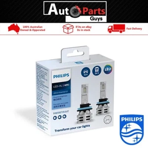 Genuine PHILIPS LED H11 Ultinon Essential 12V 6000K Bright White Pair - Picture 1 of 1