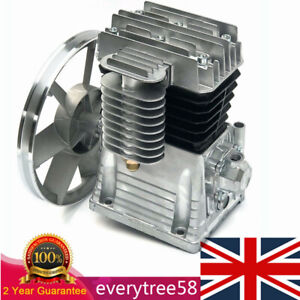 3HP 2.2kW Piston Style Air Compressor Pump Head Motor Oil Lubricated w/ Silencer